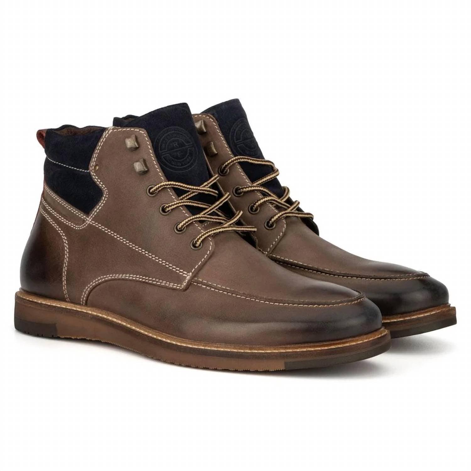Reserved Footwear Men\'s New Brown Conway Chukka Boots Size 12 Rhodes Footwear Work Wedge Chukka Boot - Cognac | Chukka  main image 3