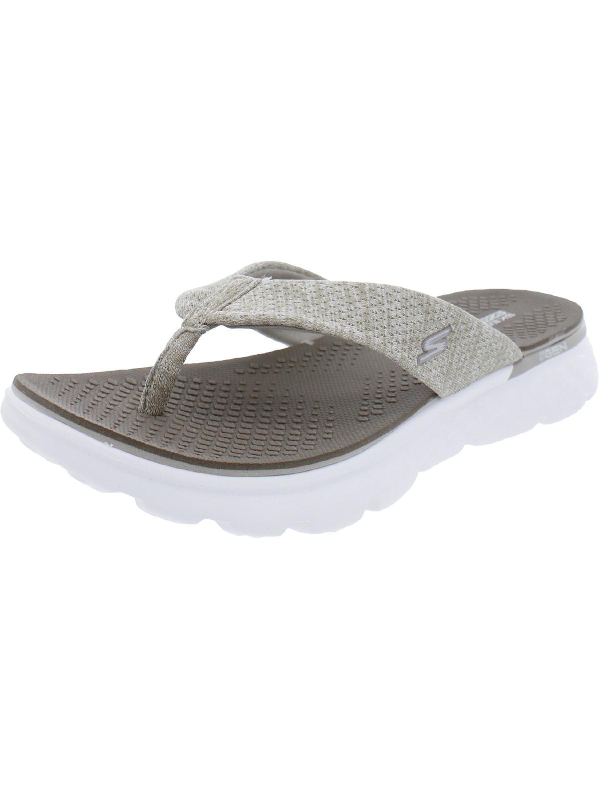 Skechers On The Go 400 vivacity Heathered Slip On Flip flops in Gray Lyst