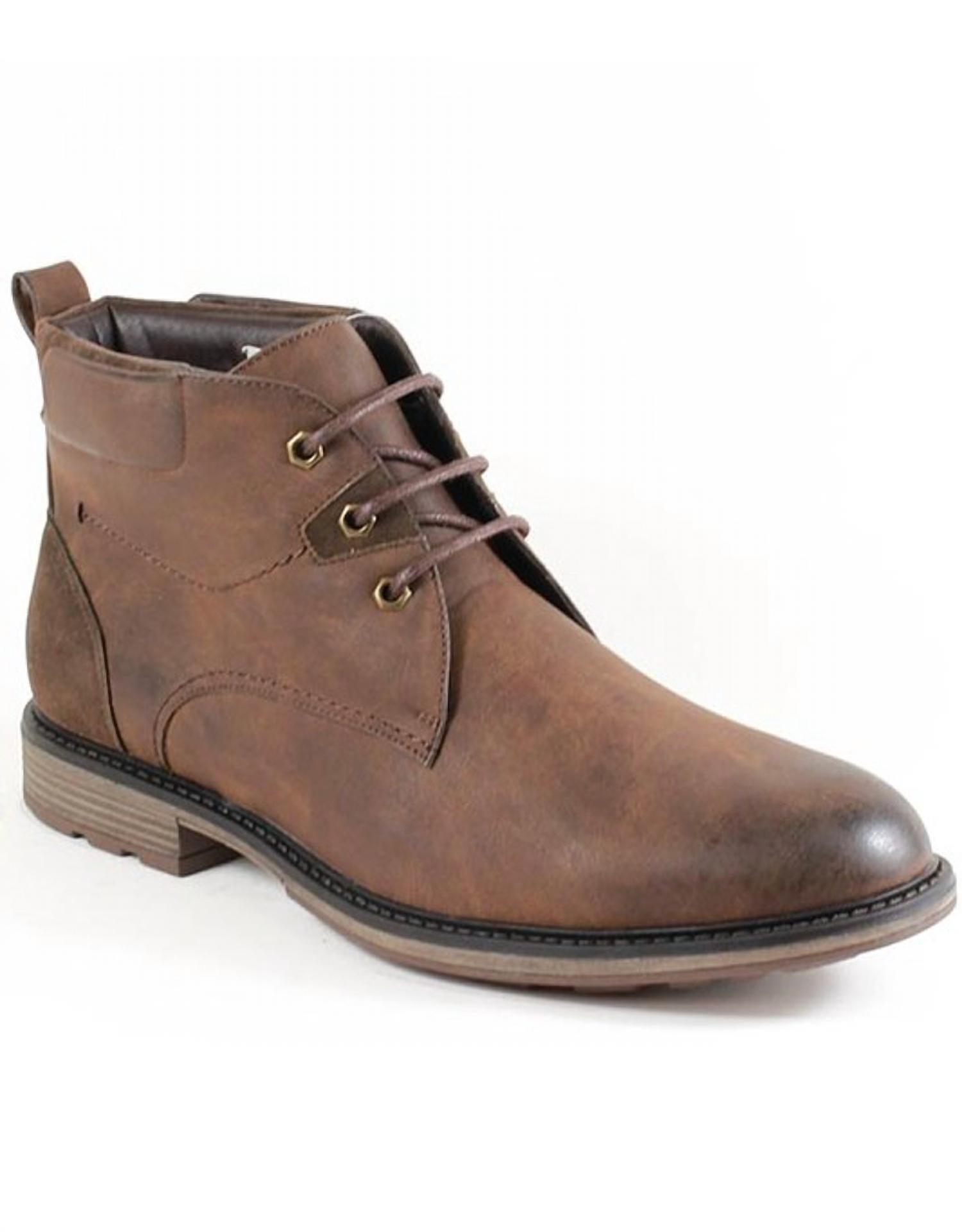 Young 11 Fashion Lace Up Short Boot in Brown for Men | Lyst display picture 1