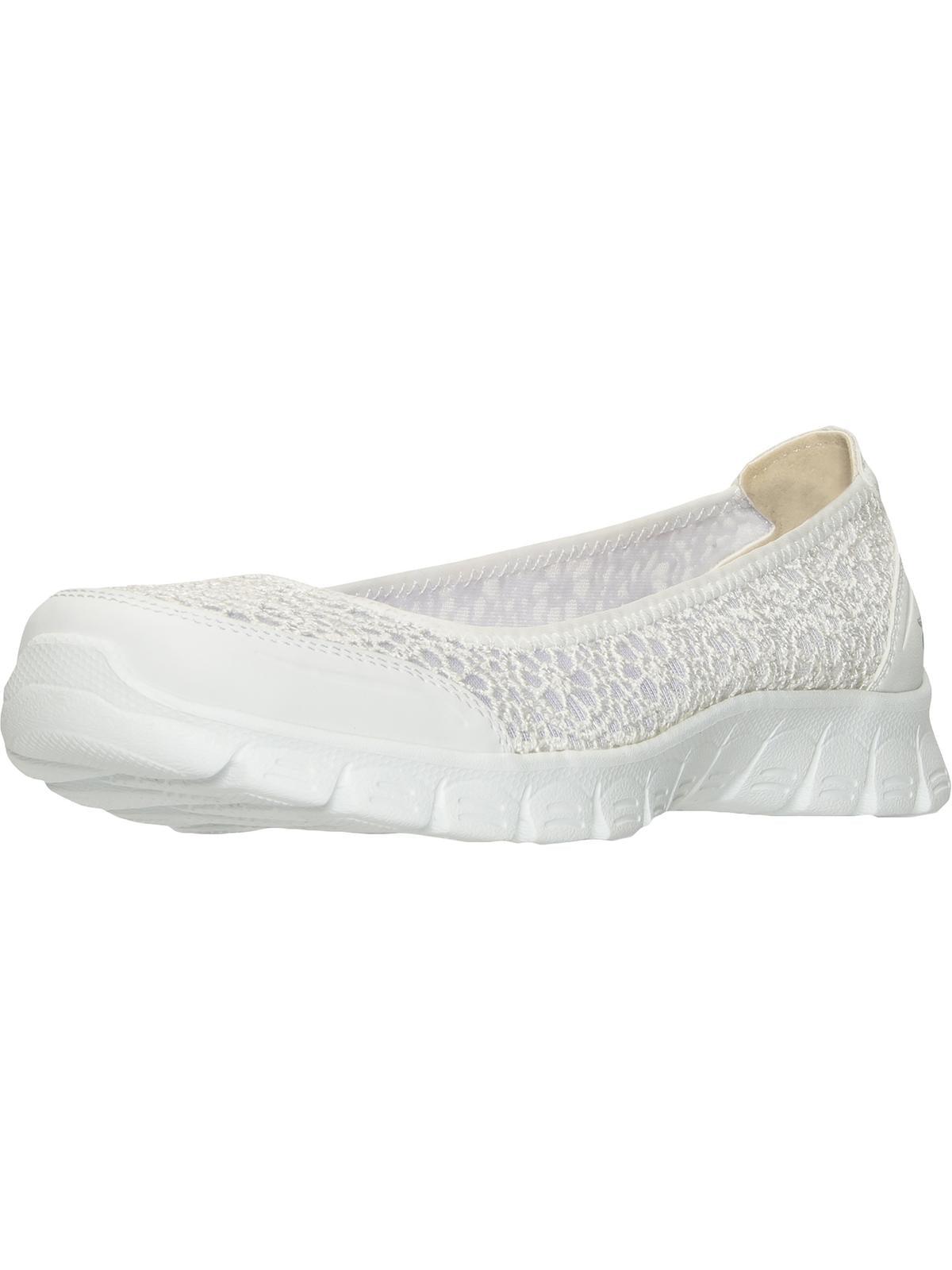 Skechers Majesty Slip On Memory Foam Walking Shoes in White | Lyst