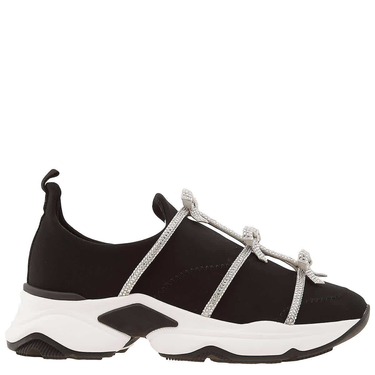 Rene Caovilla Rene Caovilla Rhinestone Bow Embellished Sneakers