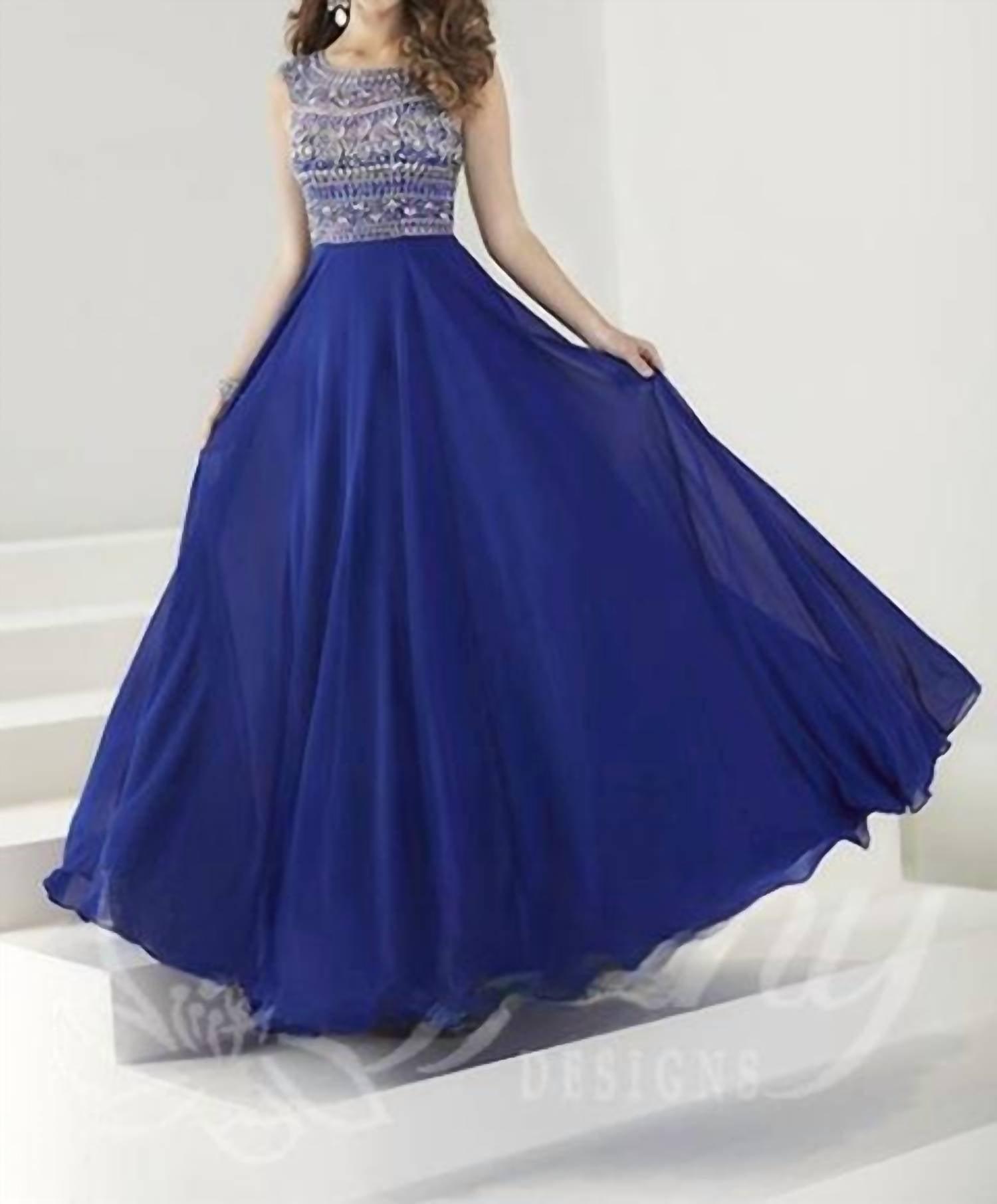 Designer Azure Blue Prom Dress for Women - Up to 75% off | Lyst