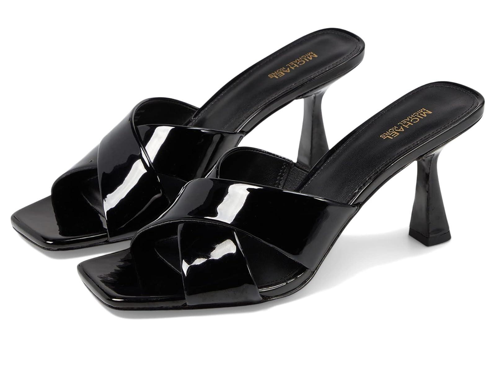 Luna Michael Kors Black Mules Michael Kors Mule Shoes For Women