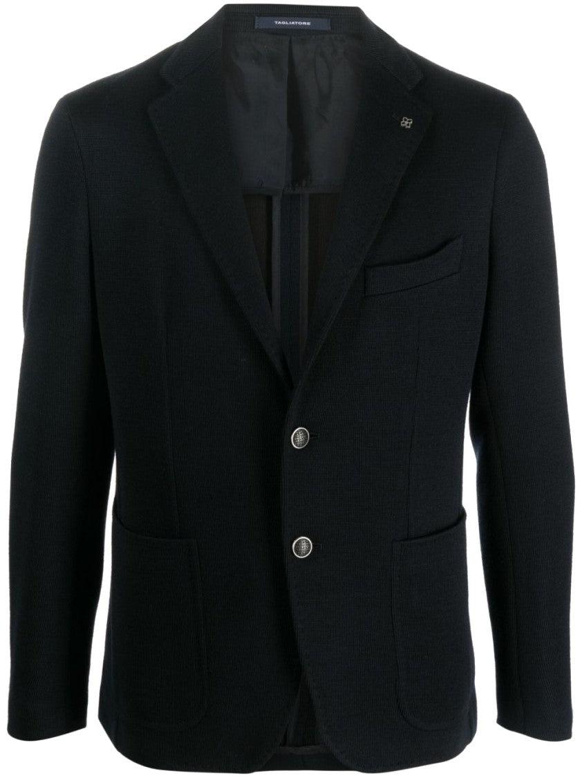ジャケット TAGLIATORE Single-breasted jacket Tagliatore Single-breasted jacket with wool Vichy pattern