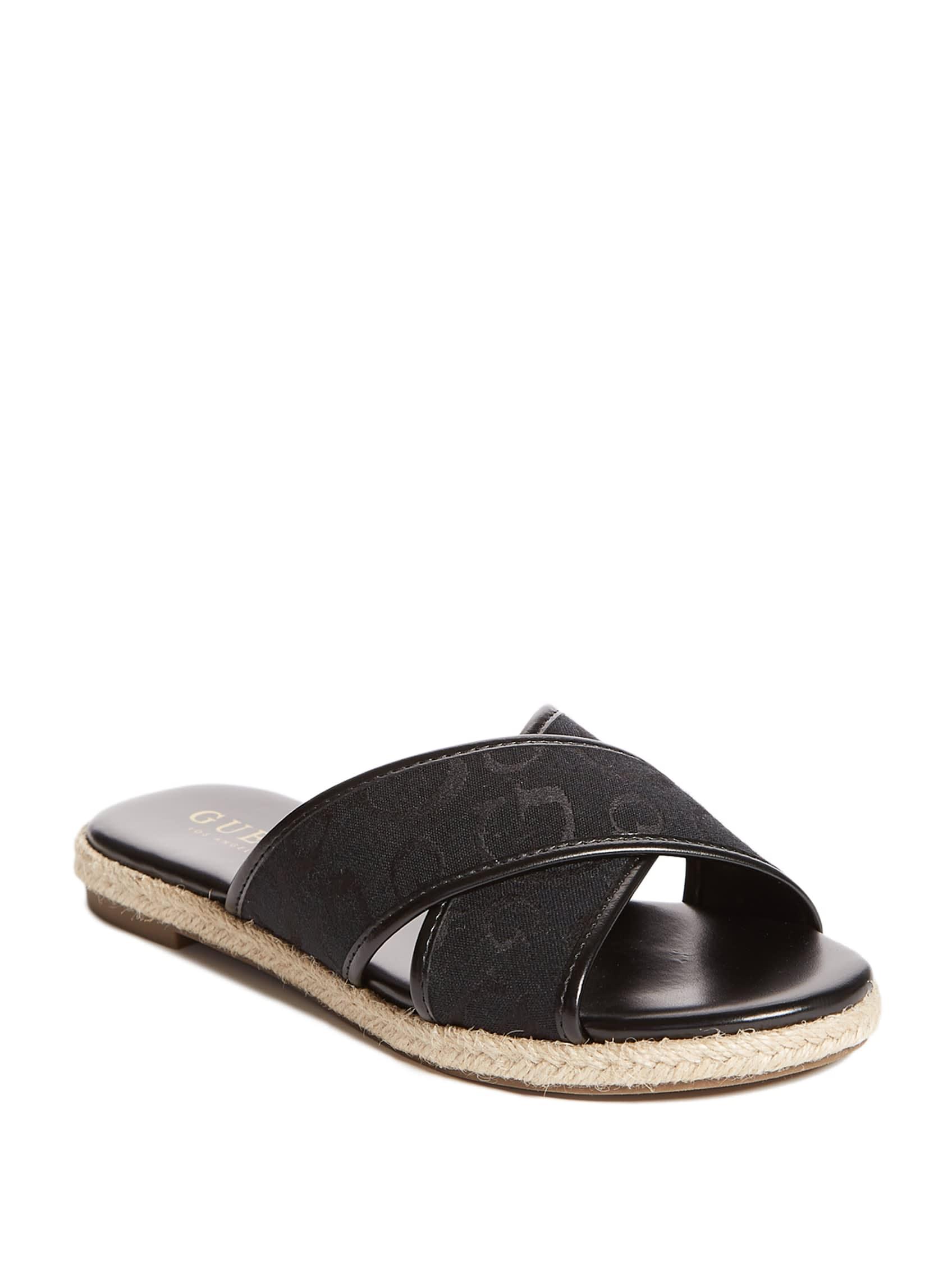 Guess logo store sandals