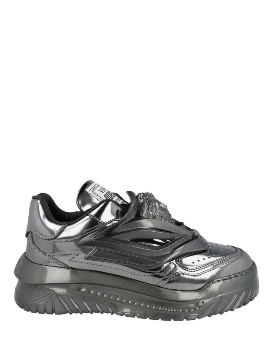 スニーカー Versace Sneakers Trail Trek Chain Couture Sneakers Black,Gold | VERSACE US