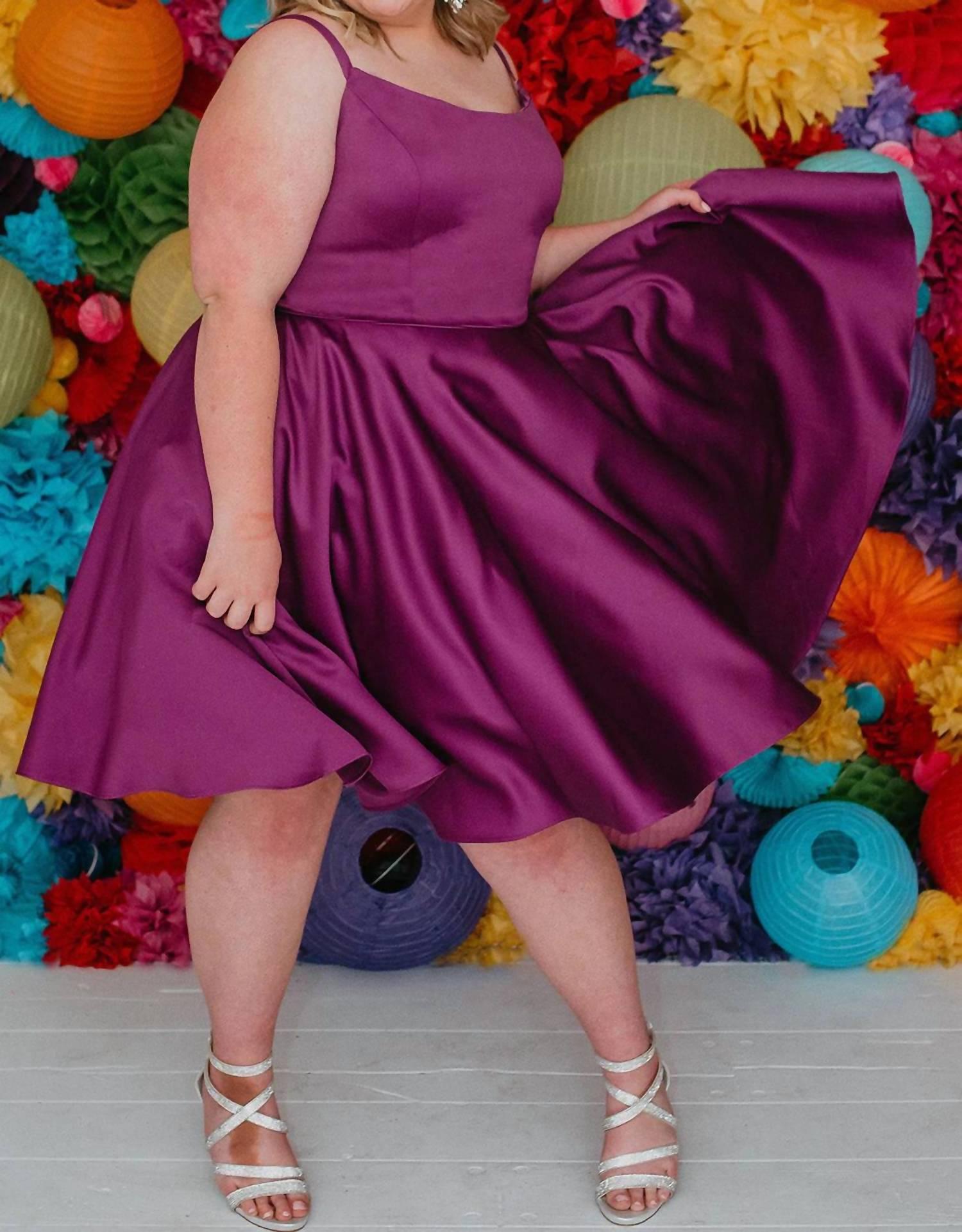 Purple Cocktail and party dresses for Women | Lyst