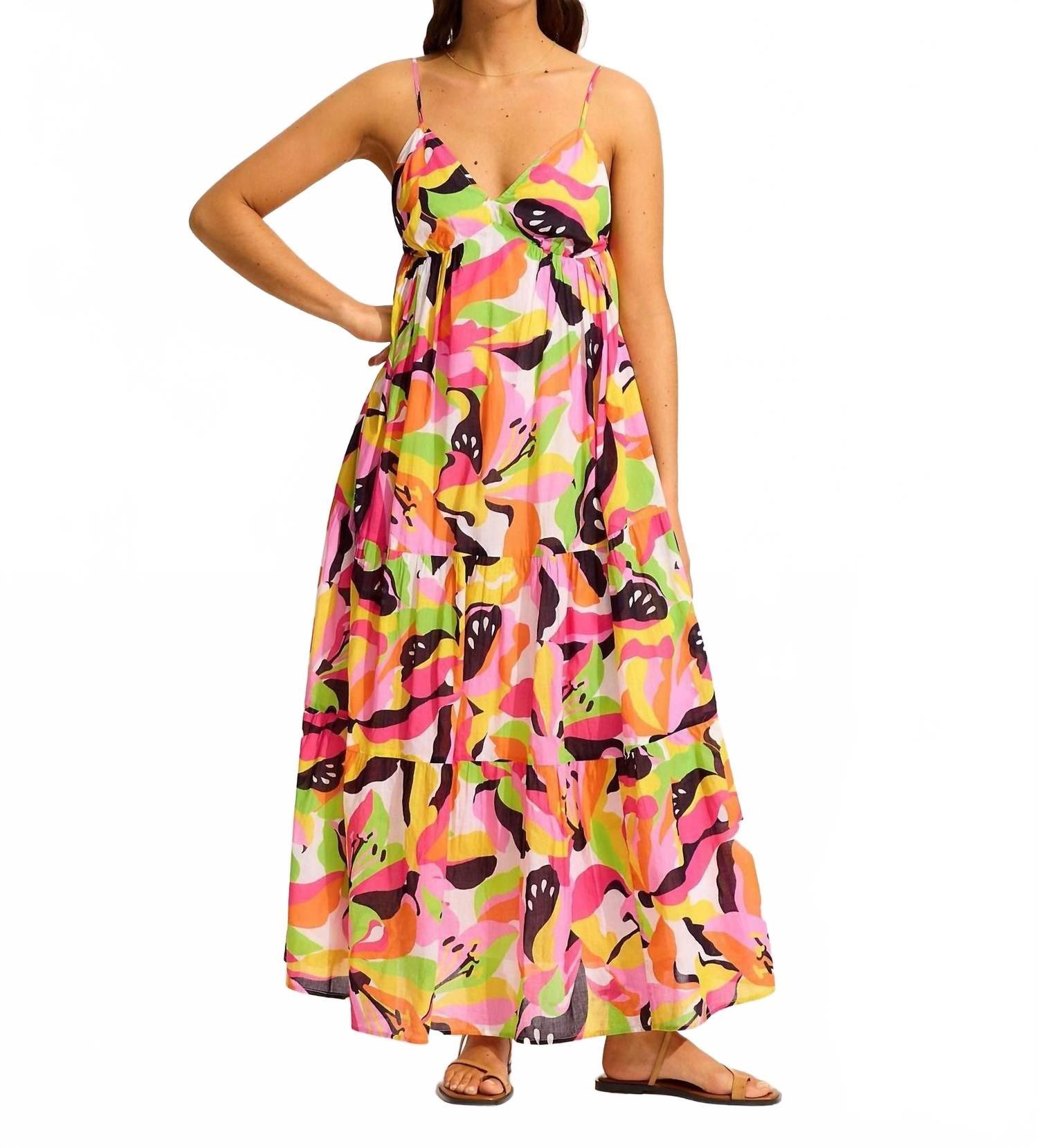 seafolly embroidered tiered dress Corsica Embroidery Tier Dress