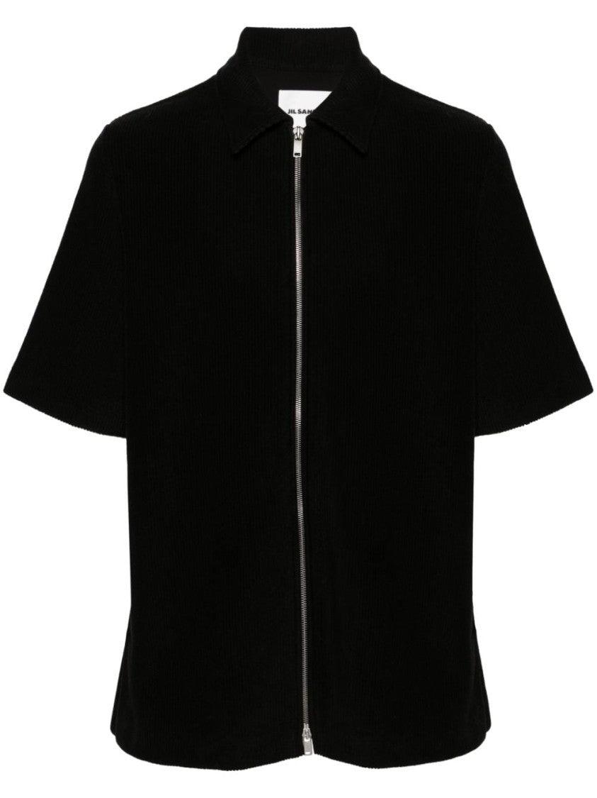 Wool Gabardine Zip-up Shirt Woman | Jil Sander Official