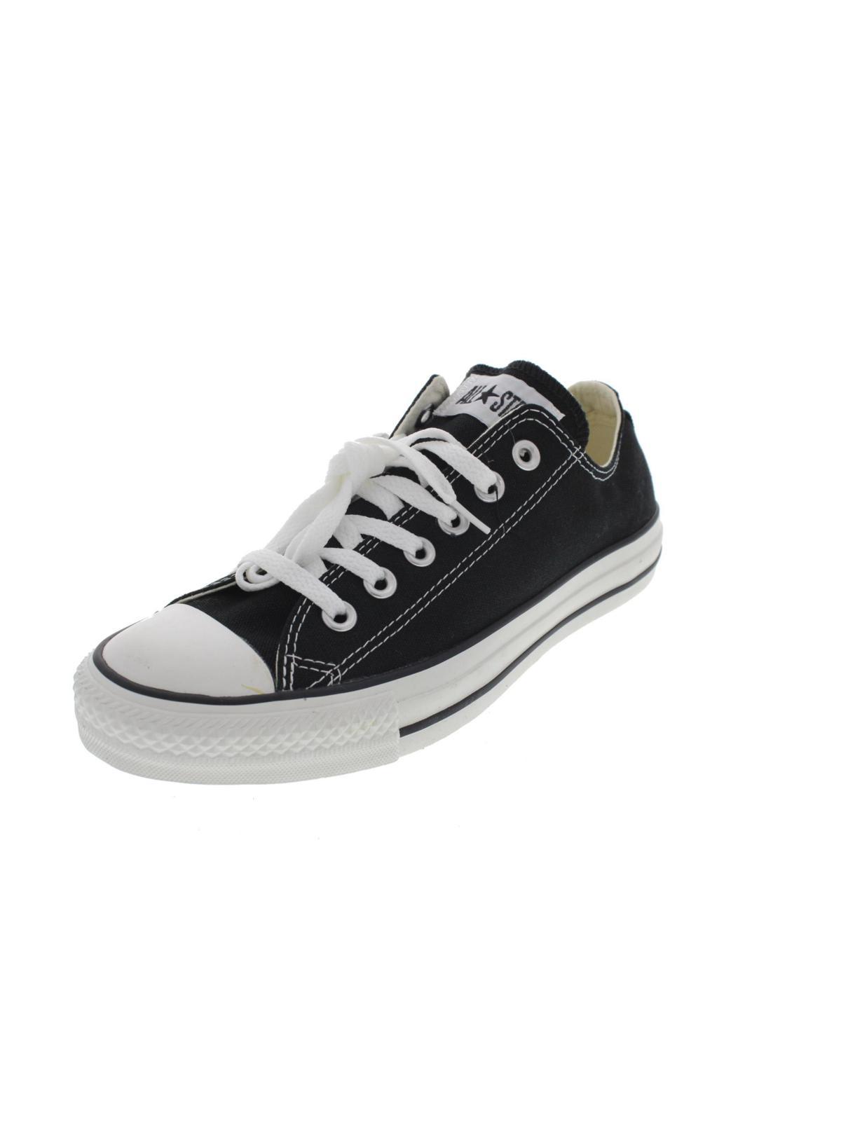 Converse All Star Ox Canvas Toe Cap Casual Shoes in Black | Lyst