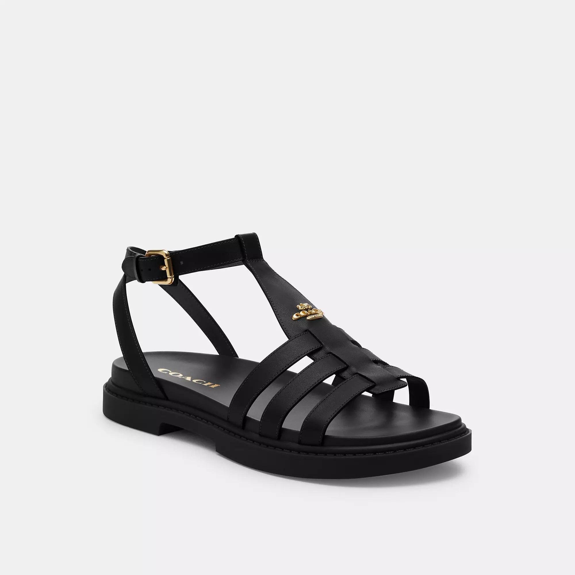 Coach gladiator sandals best sale
