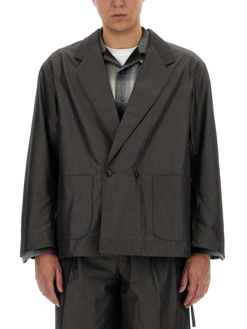 AiE ジャケット S ポリエステル ダークグレー aie-grey-Oversize-Jacket.jpeg