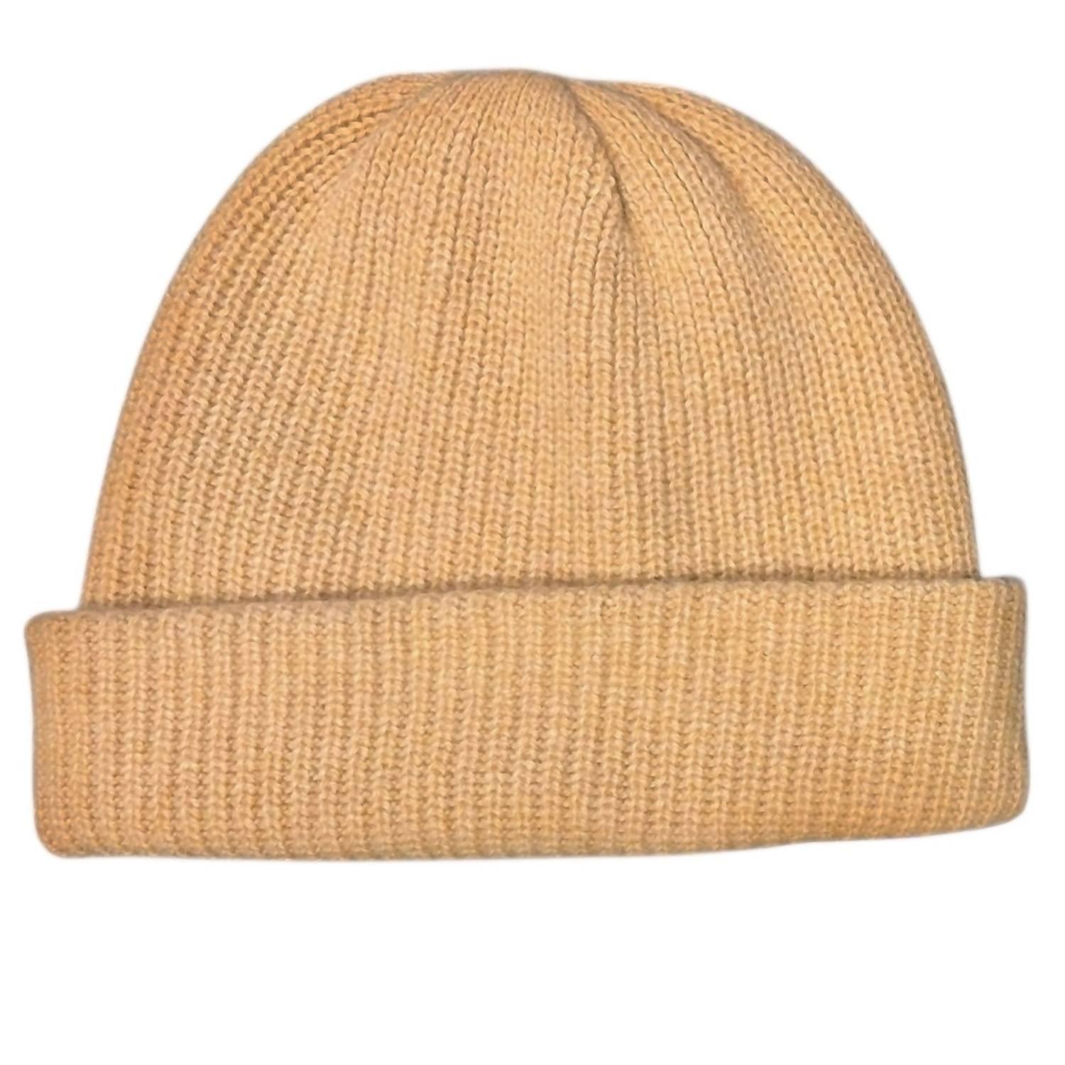 NEW THE ELDER STATESMAN unisex watchman cashmere cap in beige THE ELDER STATESMAN Watchman Cap Striped – endstation gallery main image 2