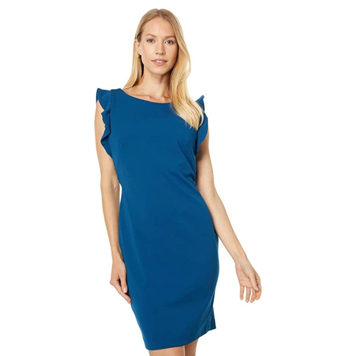 bright navy blue dress Simone Dress in Navy XXS