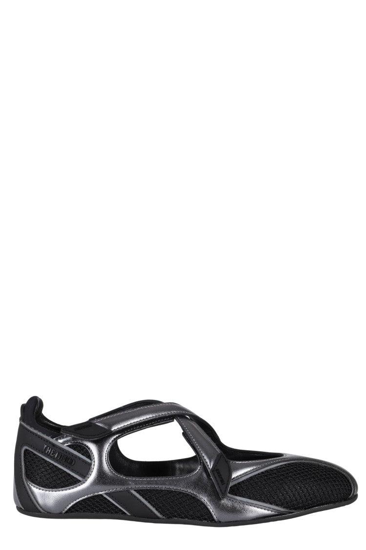 スニーカー The Attico Nomad Sneakers - Black/Silver The Attico Nomad Ballet Sneakers | FARFETCH UK