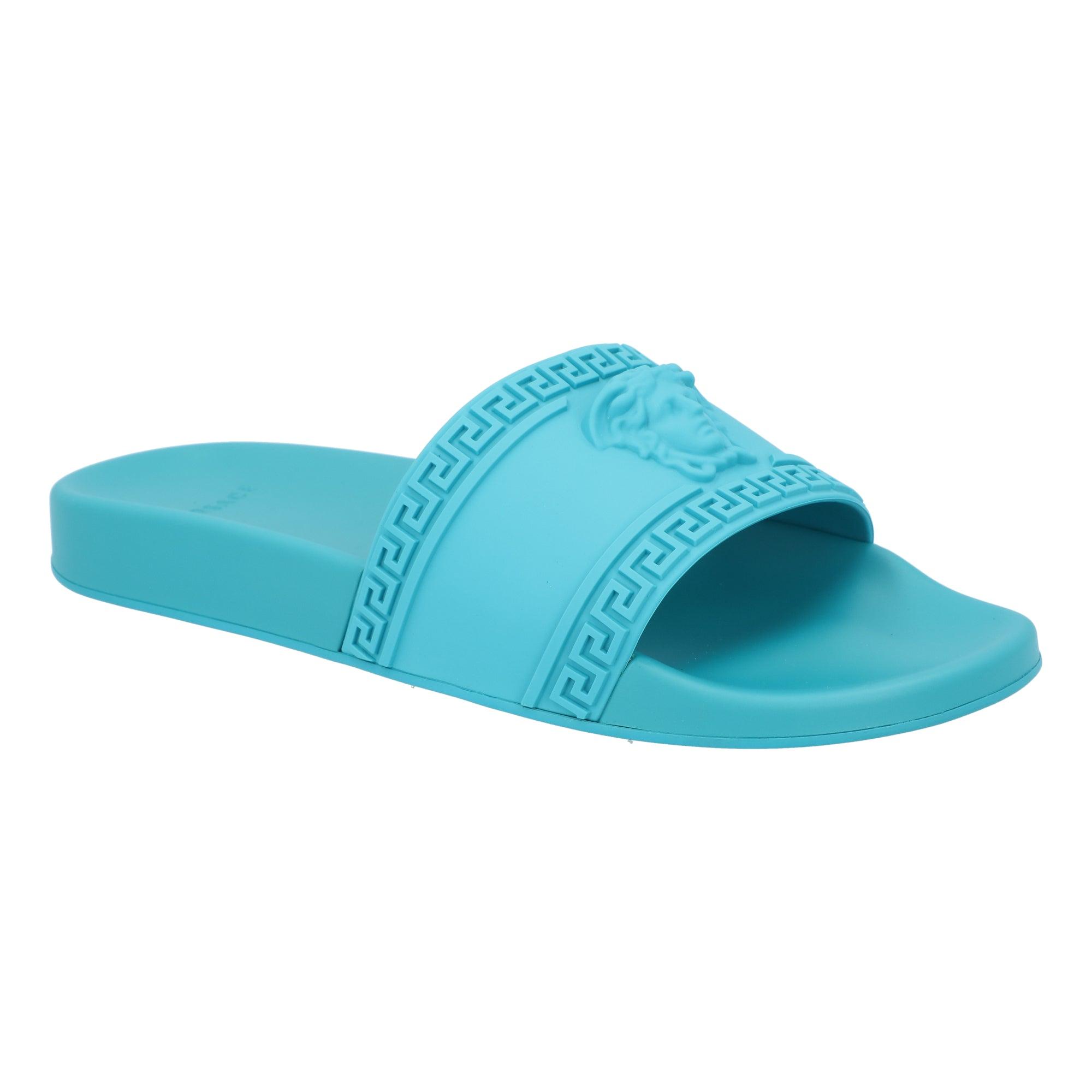 Versace PalazzoMedusa Rubber Pool Slide Sandals La Medusa Rubber Sliders | VERSACE US main image 2
