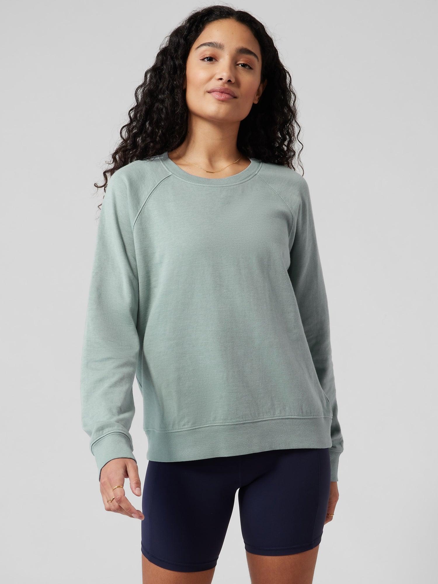 Athleta Sundown Sweatshirt in Gray Lyst