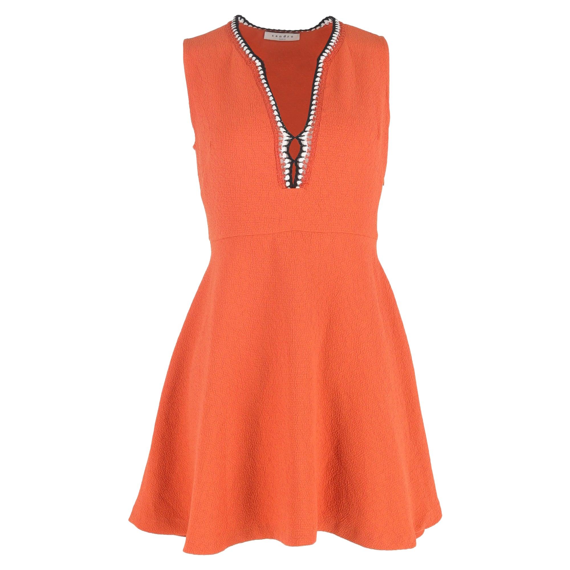 strapless open back dress SANDRO ROMA KNIT MIDI DRESS main image 0