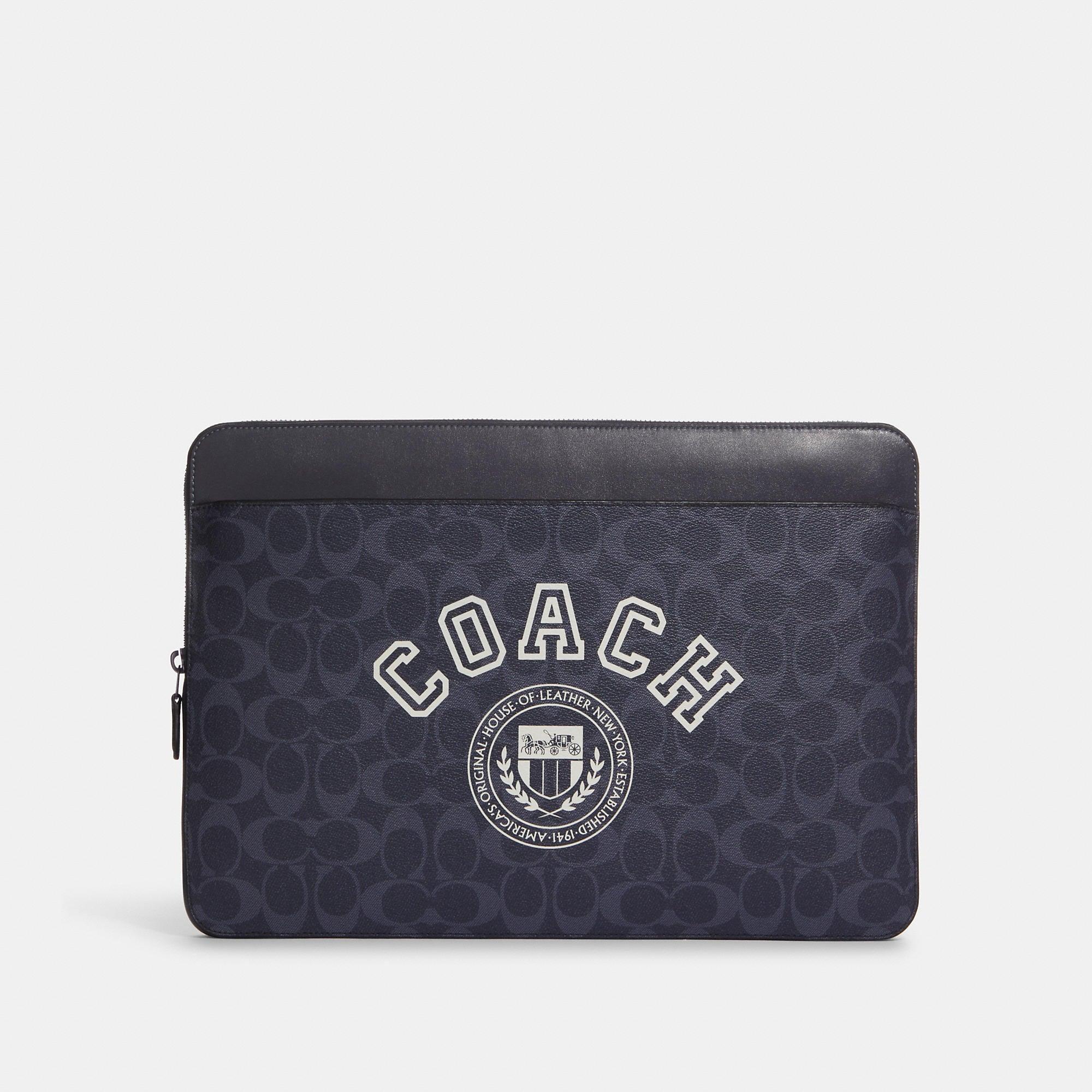 Coach Outlet Laptop Case In Signature 