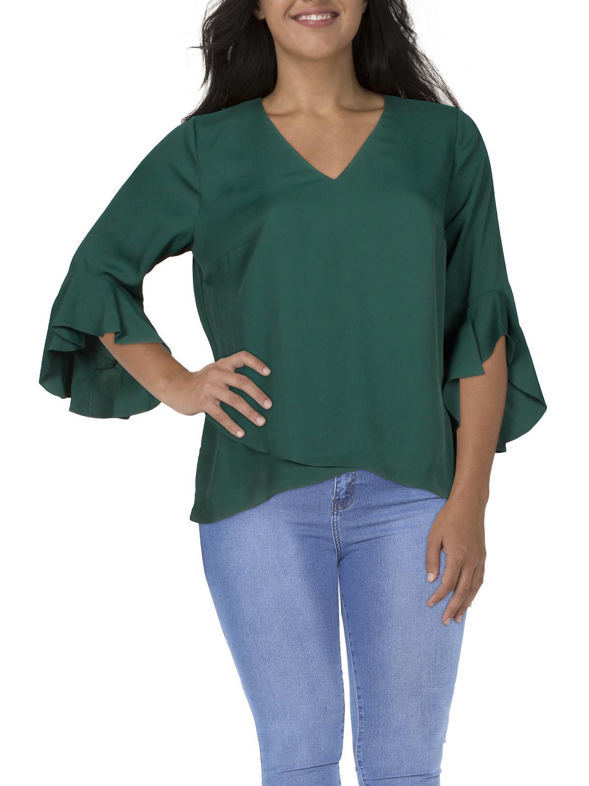 Vince camuto best sale green blouse