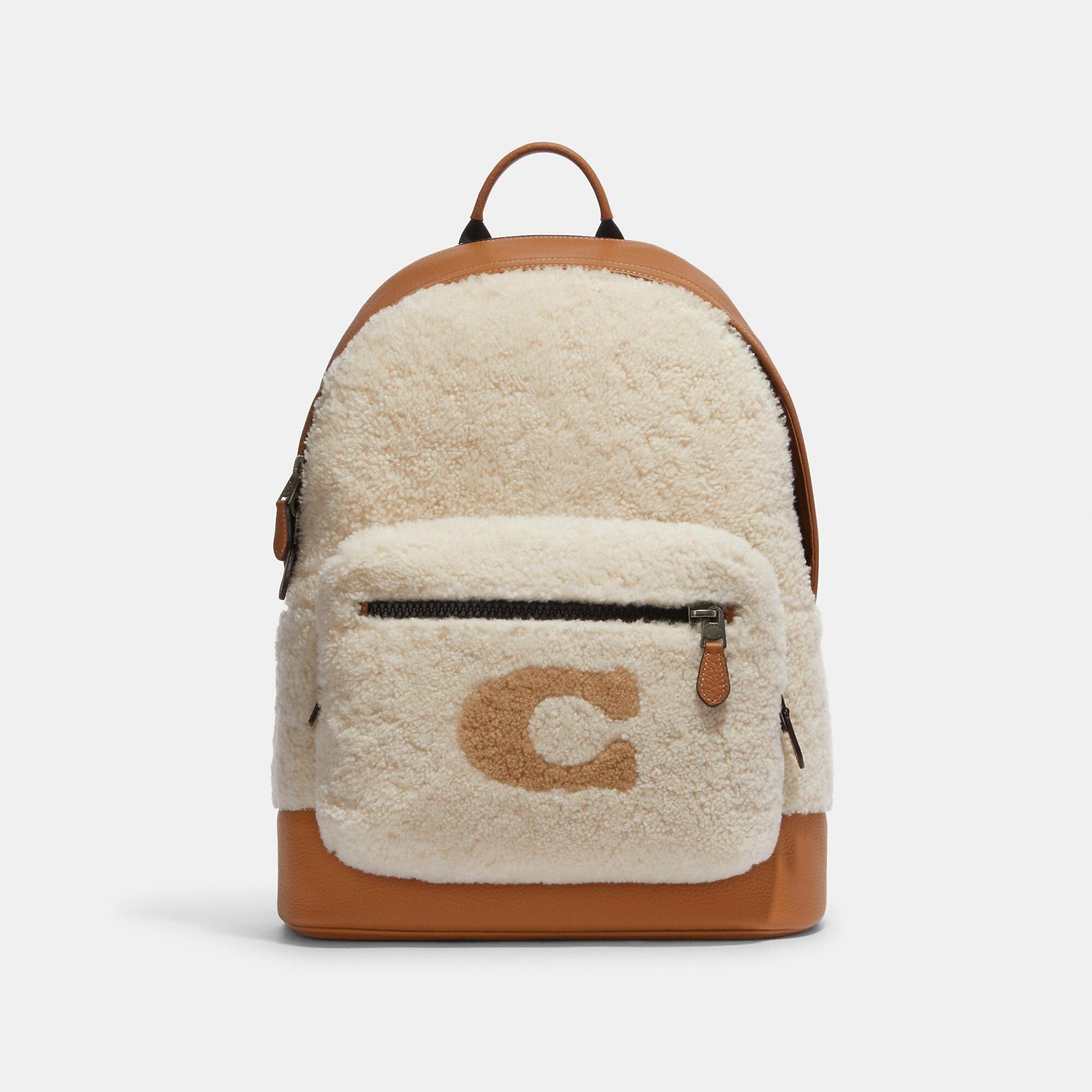 Coach Outlet West Backpack With Coach Motif in Natural Lyst