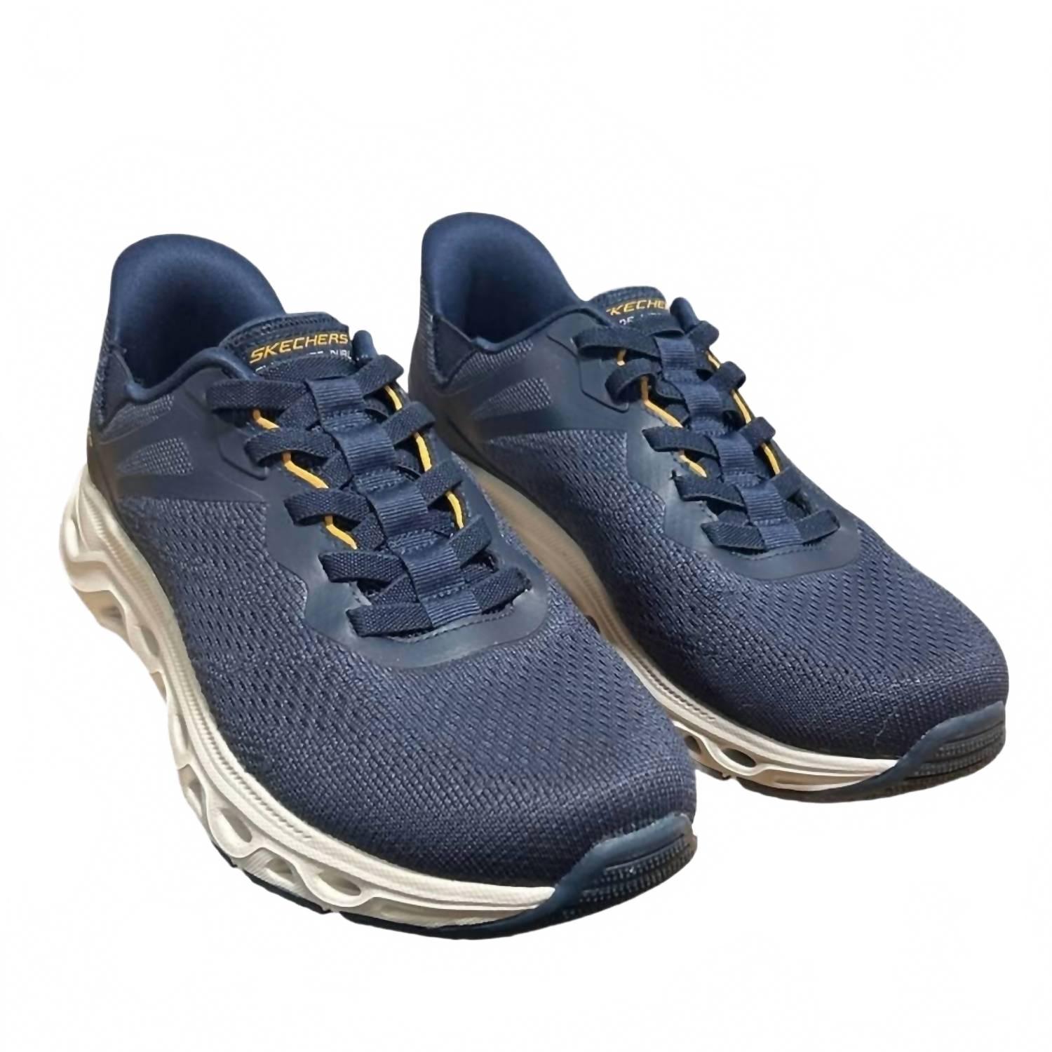 Skechers Mesh Hands Free Swift Fit Athletic Shoes in Blue  display picture 1
