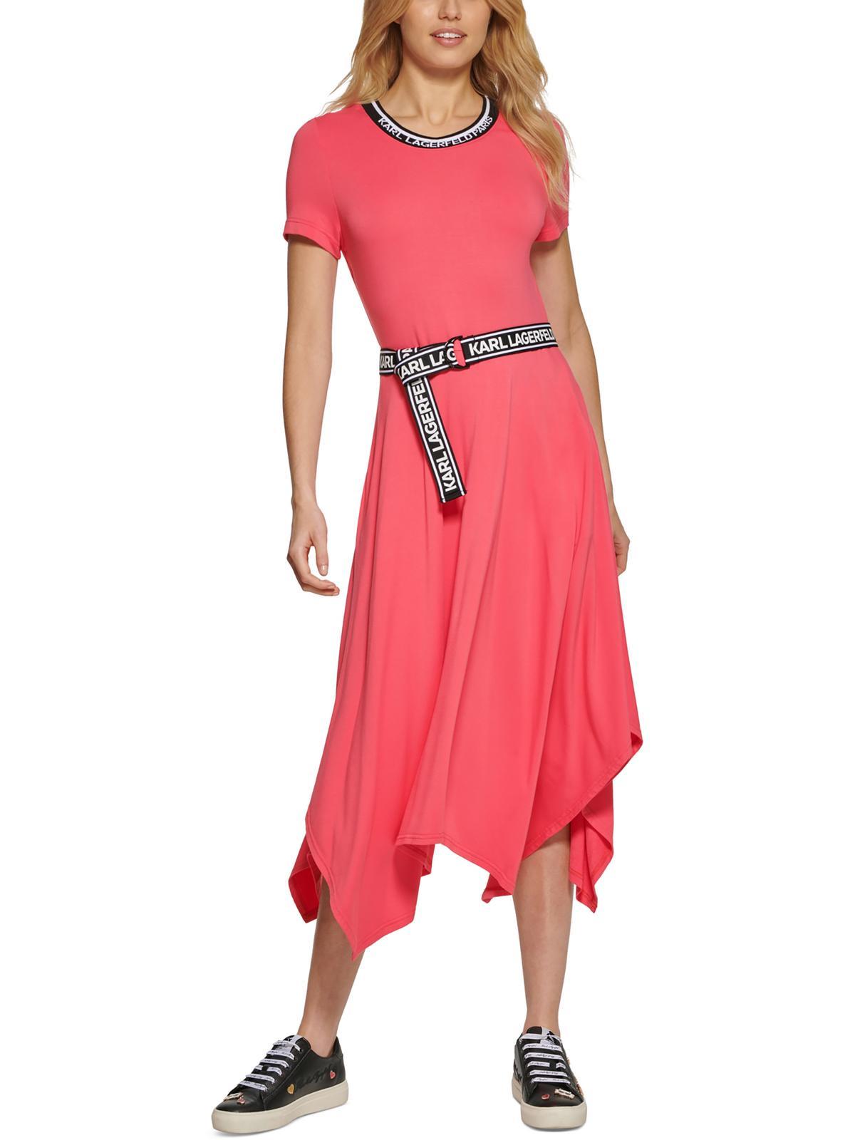 Karl lagerfeld pink dress cheap