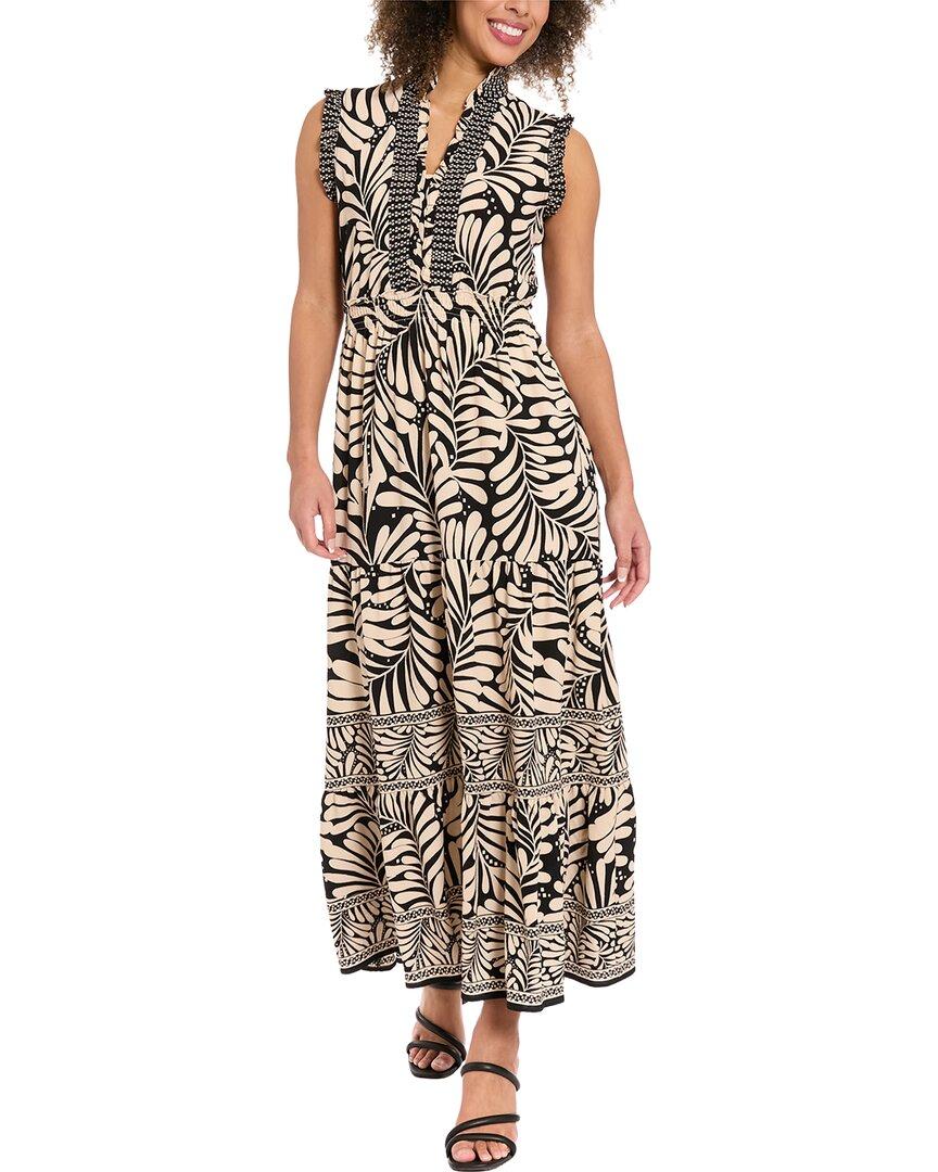 knee length dresses for ladies London Times T6275M main image 1