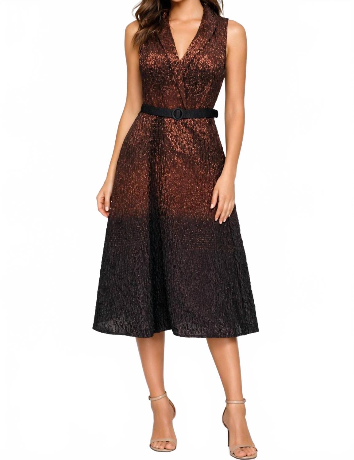 sachin and babi light blue dress Kay Unger Tatum Floral Lace Midi Cocktail Dress main image 0