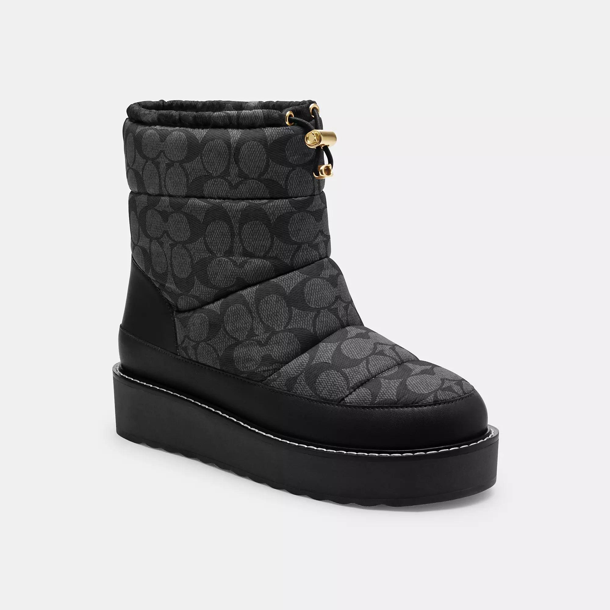 COACH Idella Bootie in Black | Lyst COACH Idella Bootie in Black | Lyst