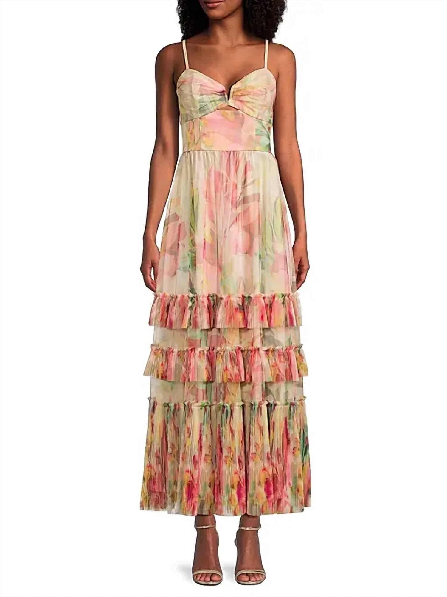 knee length dresses for ladies lanza gown main image 1
