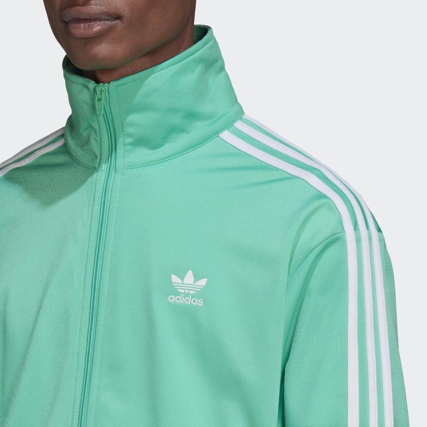 adidas Adicolor Firebird Jacket Green for Men | Lyst