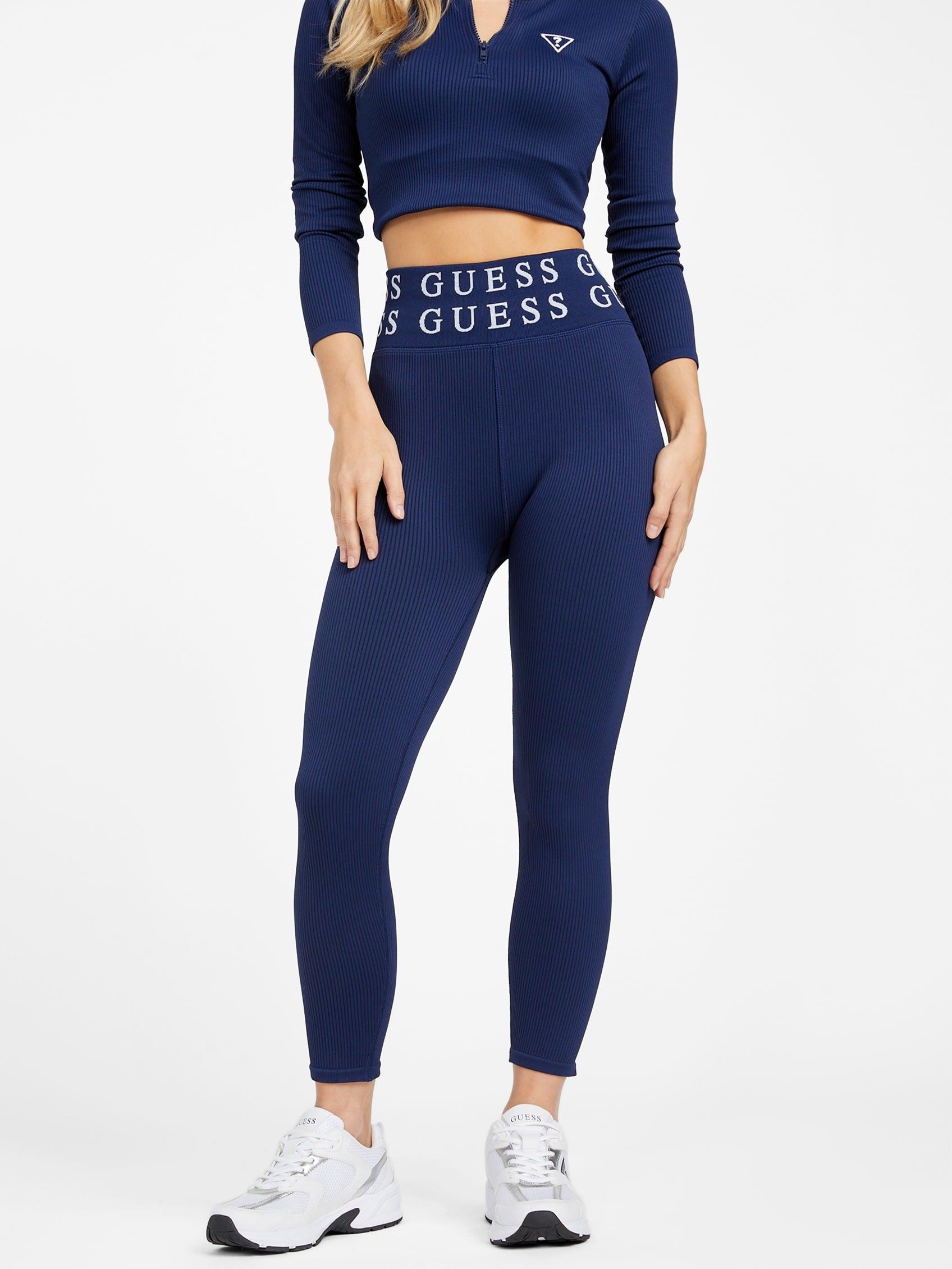 Guess Factory Laila Seamless Leggings in Blue