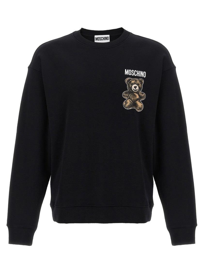 パーカー・フーディ MOSCHINO Men Sweater V1729 20281001 WHITE Moschino Teddy-Bear Cotton Hoodie | White | FARFETCH