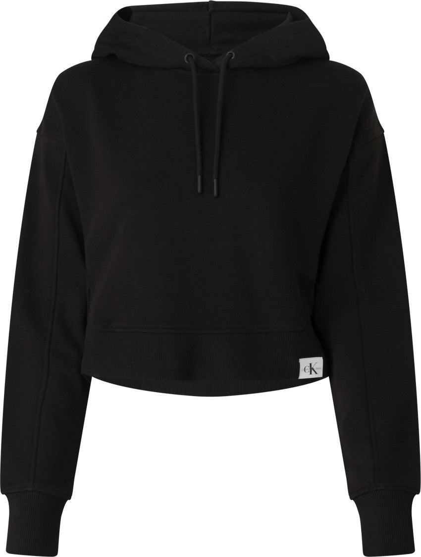 Crop Top Calvin Klein Modern Cropped Hoodie Sweatshirt Calvin