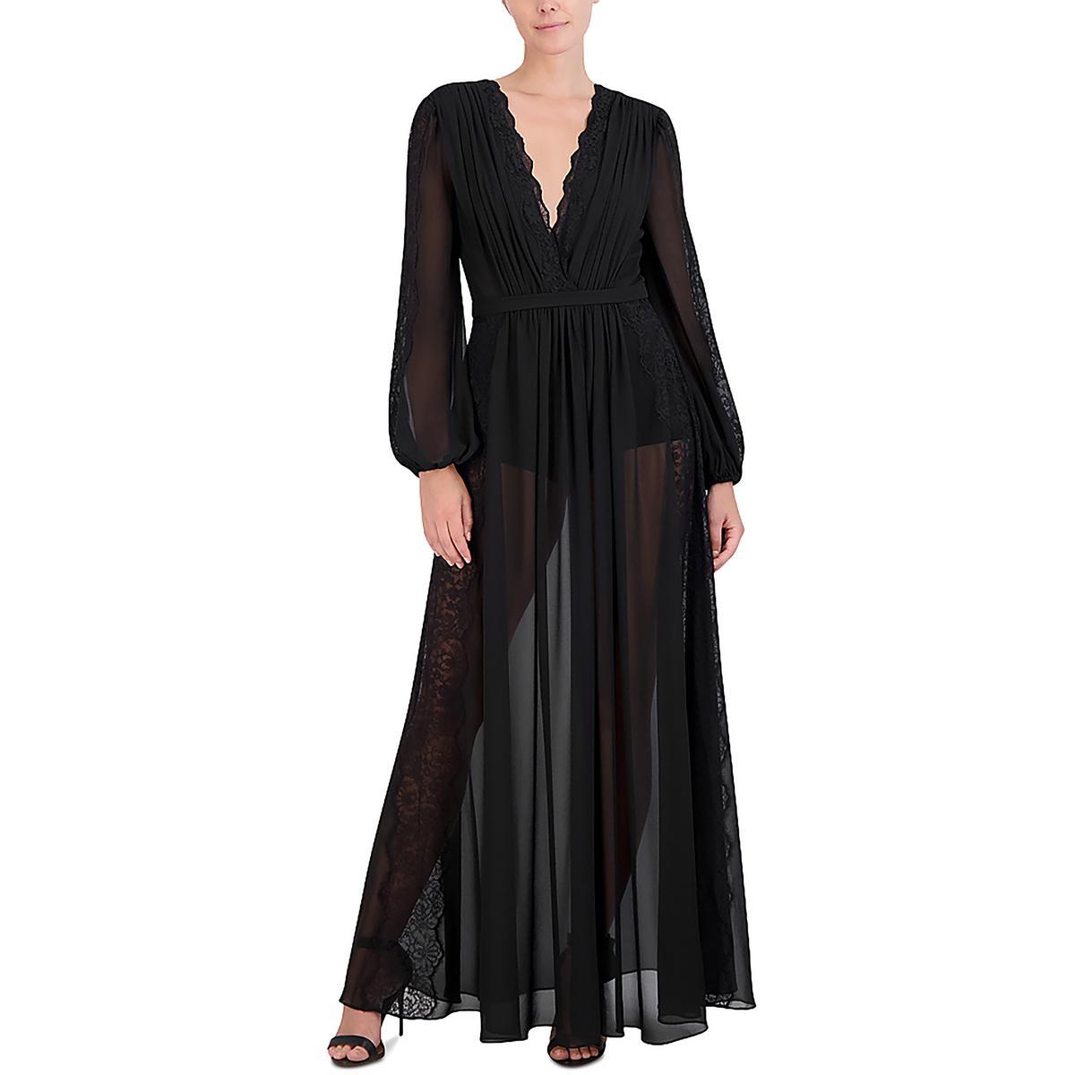 Bcbg long sleeve gown hot sale