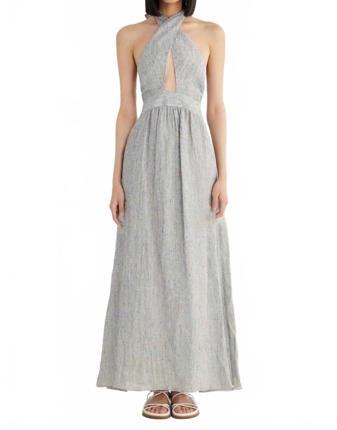ivory and gold maxi dress Ellie Wilde EW36220 Long Prom Dress Emerald / 00