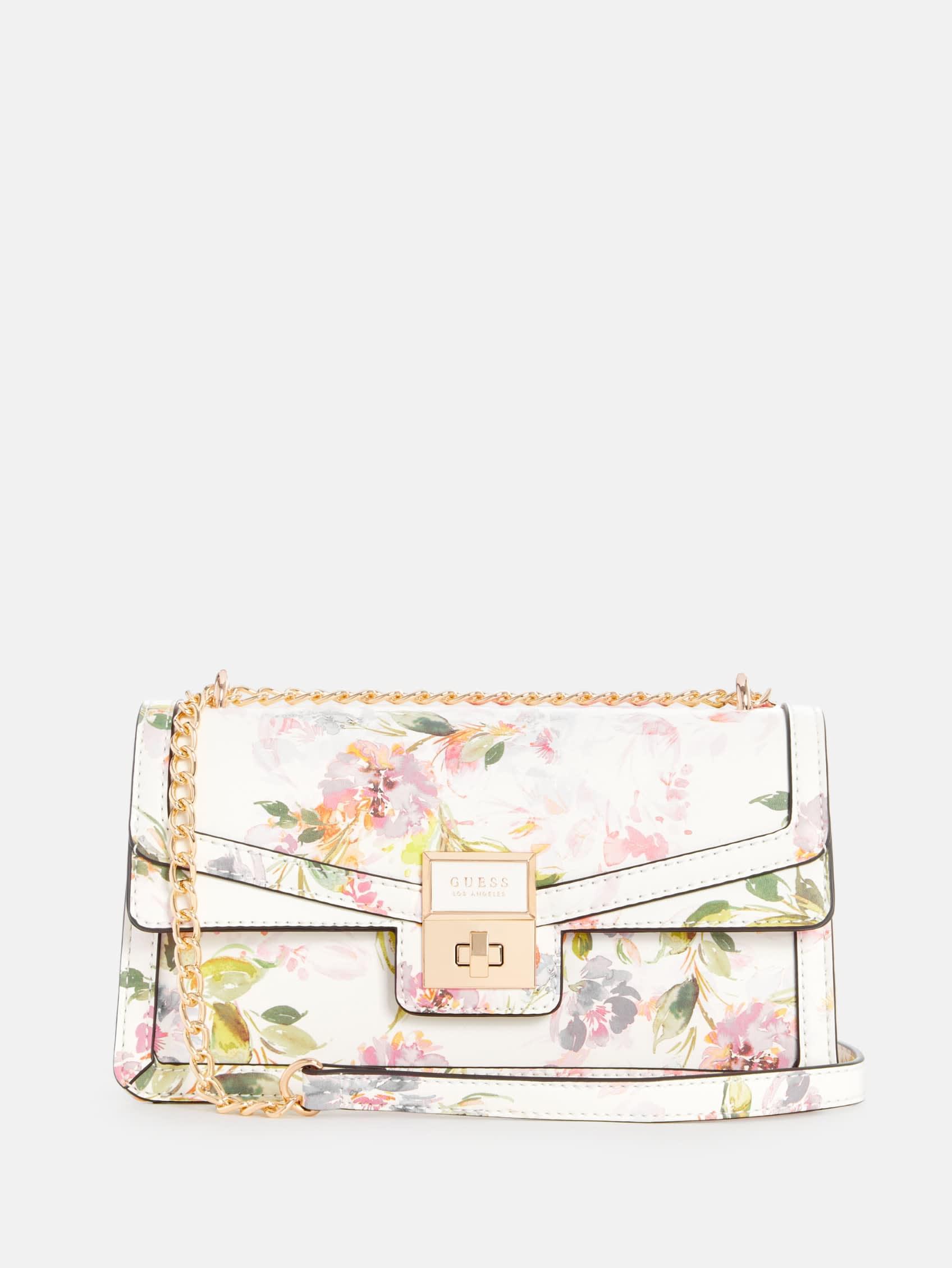 Guess Factory Kavet Floral Crossbody in Natural | Lyst