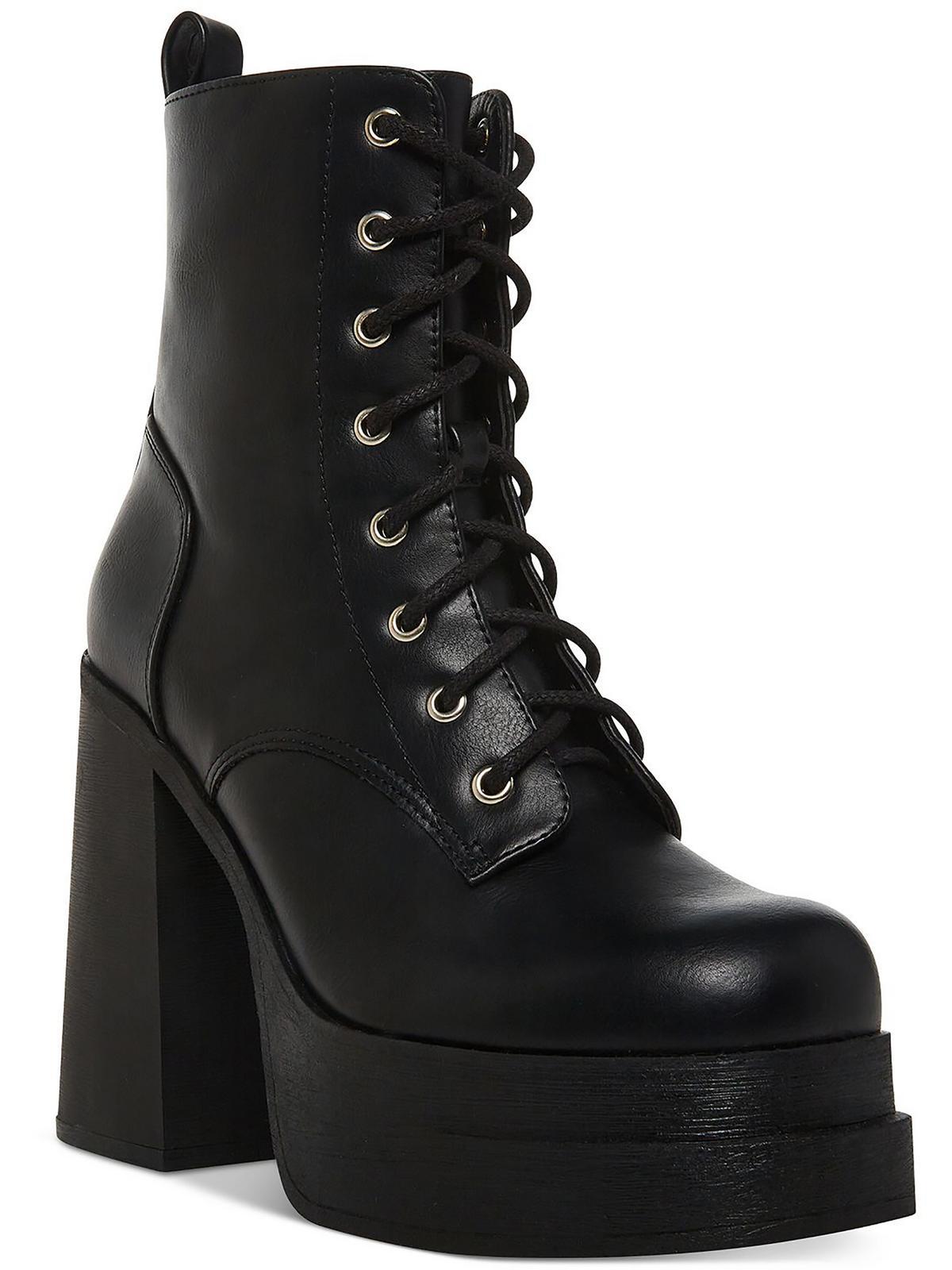 madden girl lace up combat boots