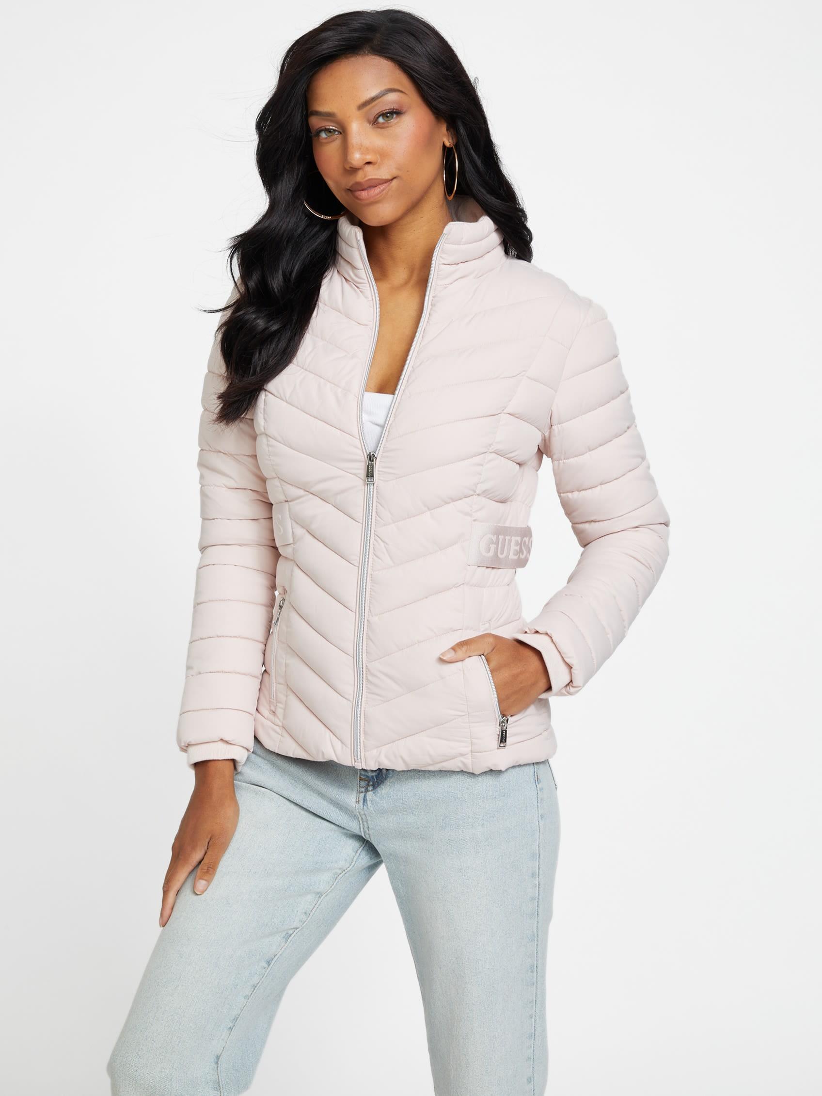 Guess Factory Aalcon Puffer Jacket in White | Lyst