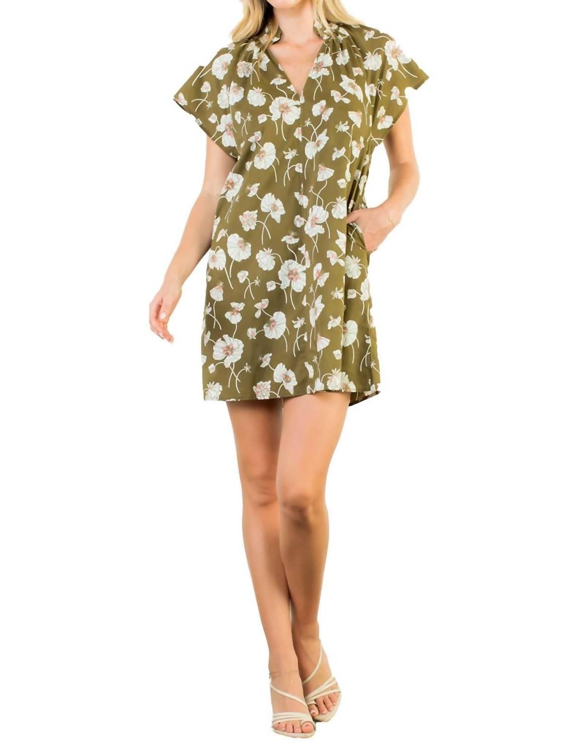 green emerald velvet dress Harmony Dress by THML