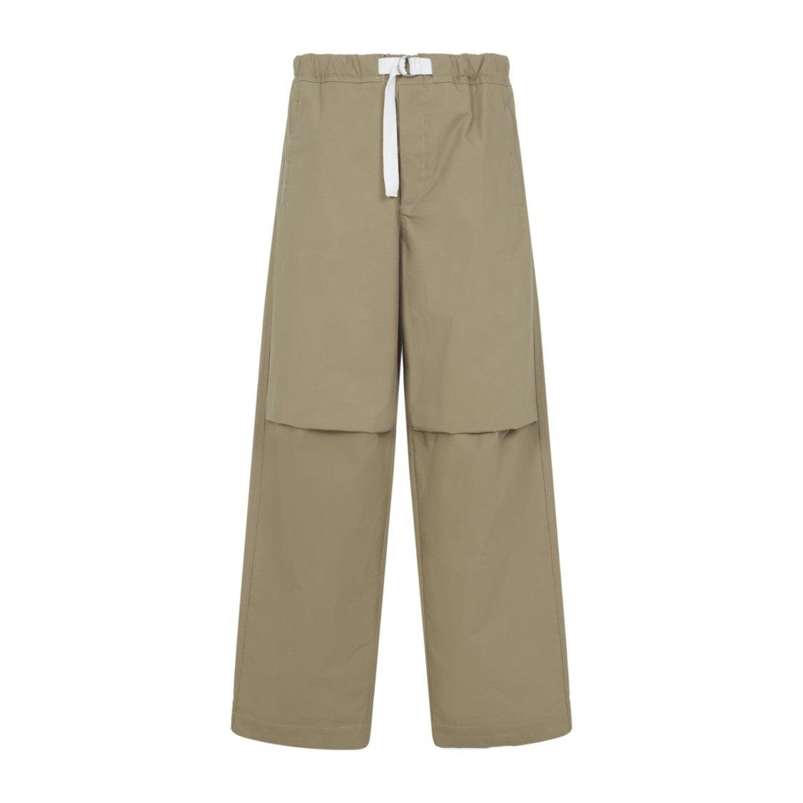 パンツ JIL SANDER Wide Cotton Pants アウトレット】JIL SANDER ジルサンダー コットンパンツ/TROUSER