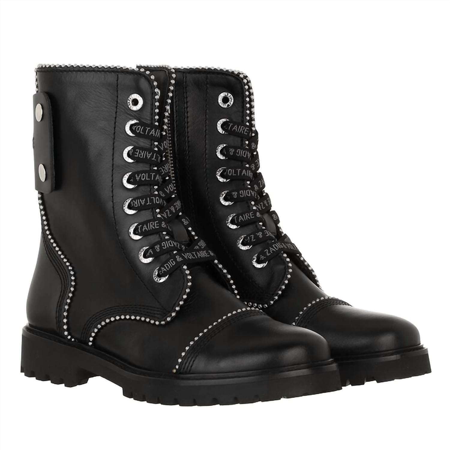 Zadig Voltaire Joe Smooth Boots in Black Lyst