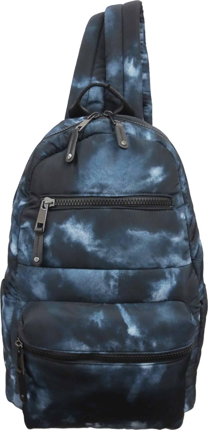 NEW SONDRA ROBERTS tie dye quilted nylon backpack in black combo Sondra Roberts | Bags | New Sondra Roberts Tie Dye Quilted  main image 2