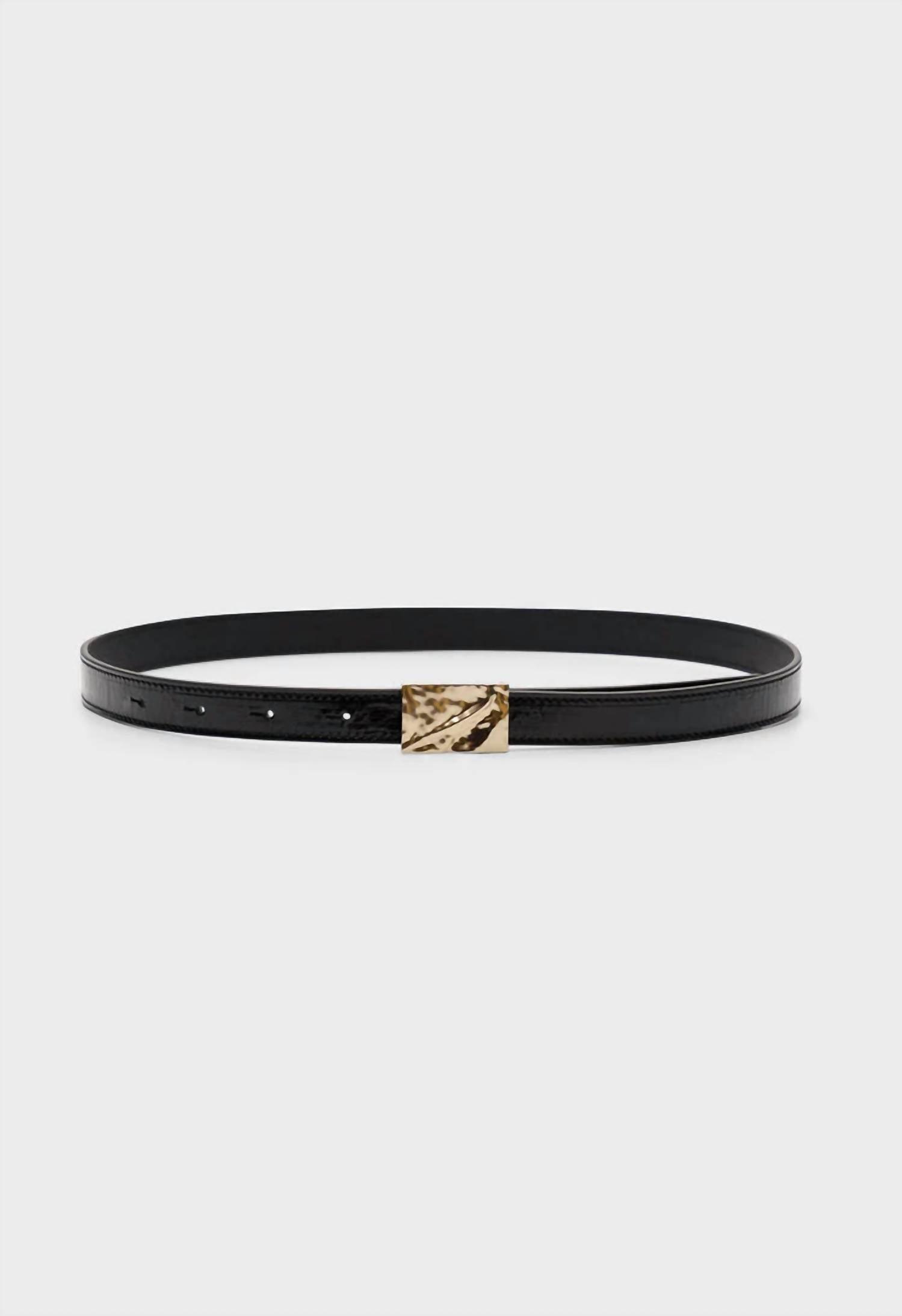 Loulou de Saison Orja Leather Belt in Black | Lyst display picture 3