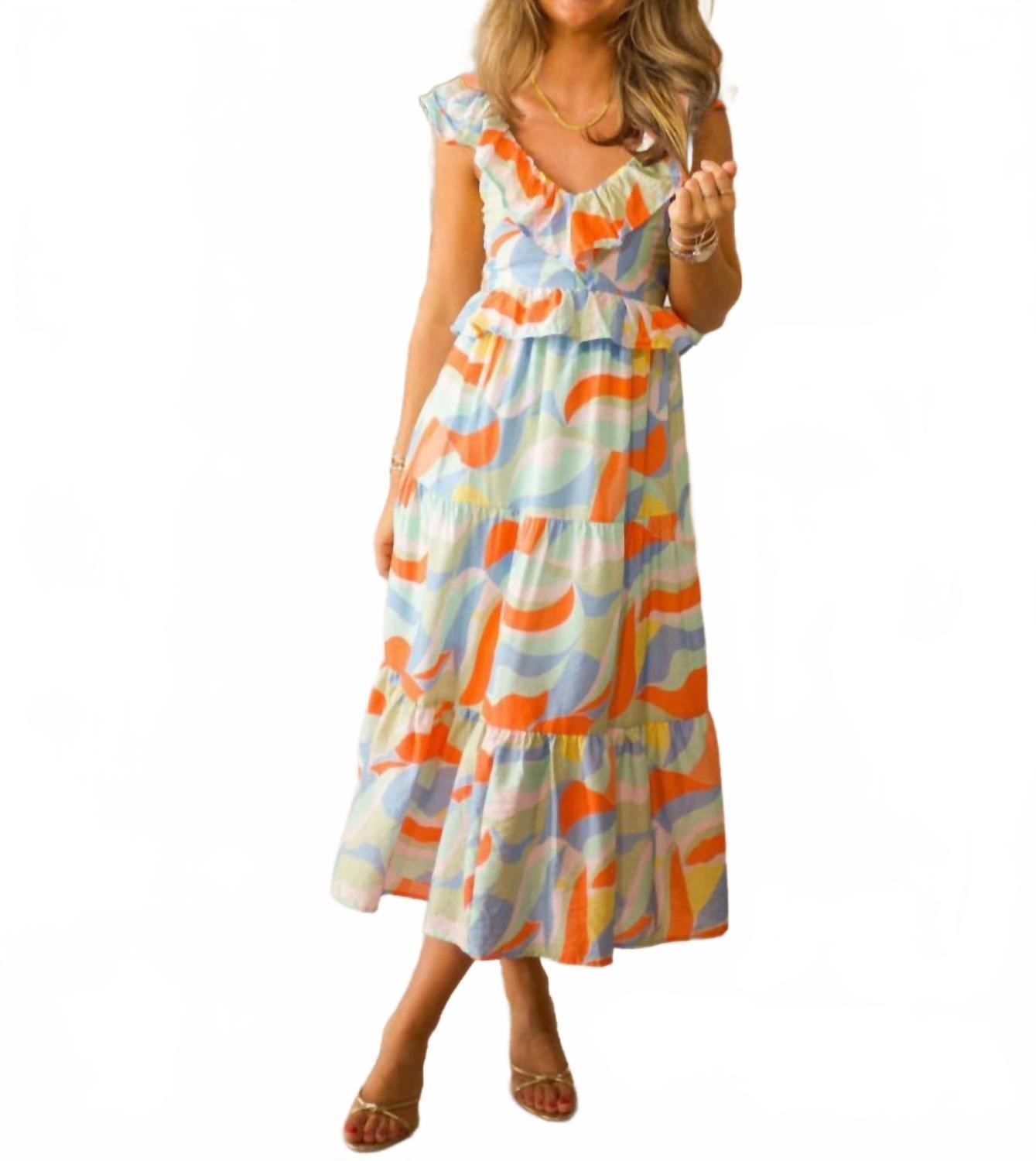 strapless open back dress THML Sienna Short Sleeve Shift Dress main image 0