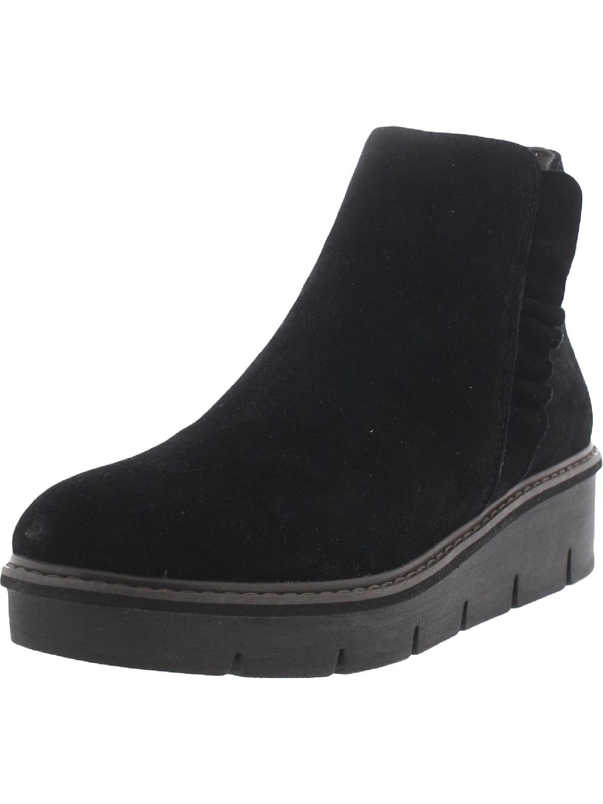 clarks suede ankle boots