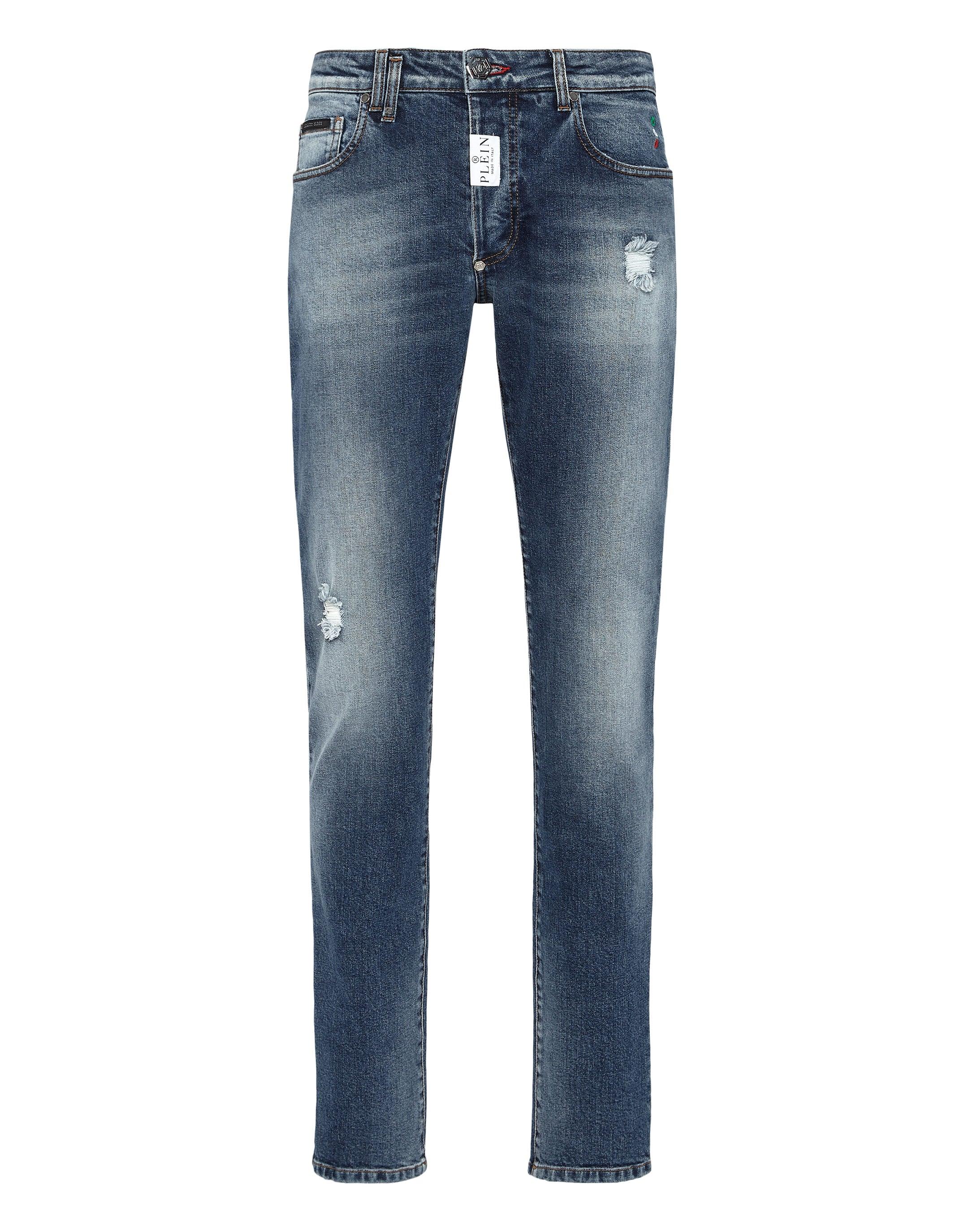 Philipp Plein Super Straight Cut Jeans for Men - Up to 70% off | Lyst