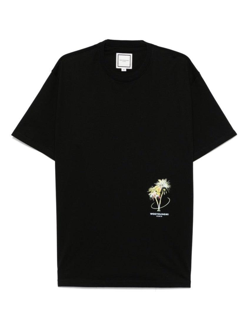 (ウーヨンミ) WOOYOUNGMI ロゴＴシャツ W251TS01714W White Front Logo T-Shirt - WOOYOUNGMI