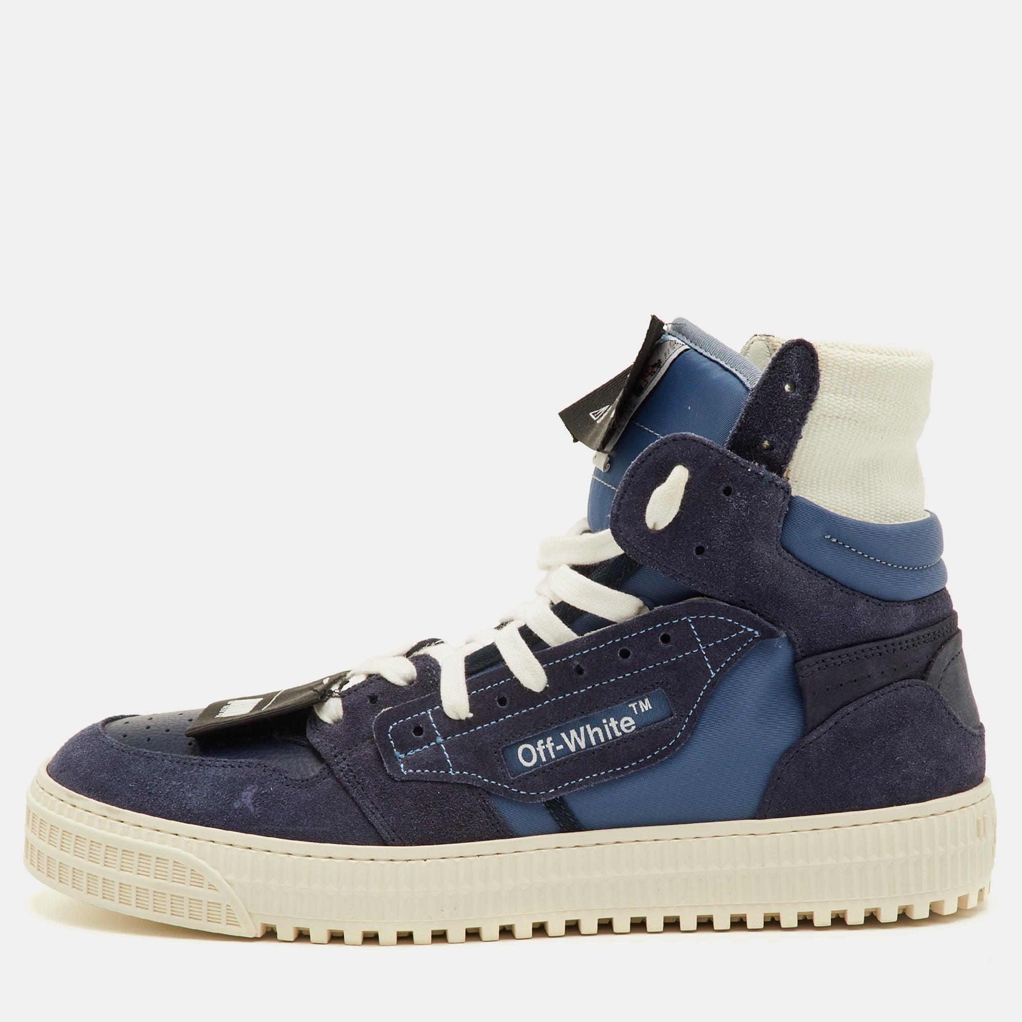 off white blue high top
